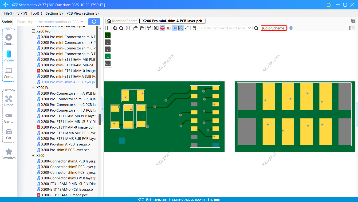 VIVO X200 Pro Mini-shim A PCB Layer